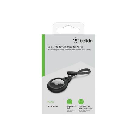 Belkin | Secure Holder with Strap for AirTag | Black