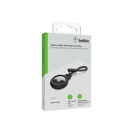 Belkin | Secure Holder with Strap for AirTag | Black