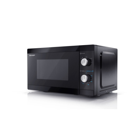 Sharp | Microwave Oven | YC-MS01E-B | Free standing | 20 L | 800 W | Black