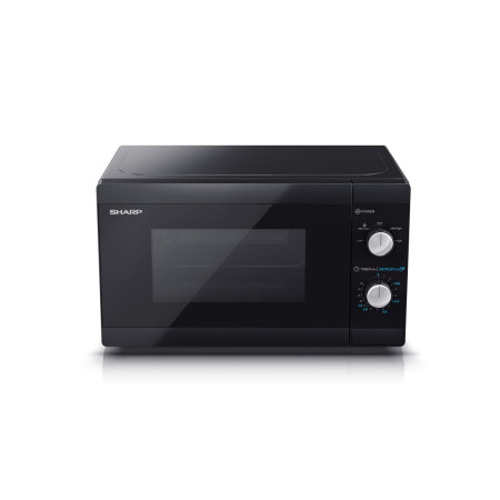 Sharp | Microwave Oven | YC-MS01E-B | Free standing | 20 L | 800 W | Black