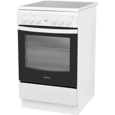 INDESIT | Cooker | IS5V8GMW/E | Hob type Vitroceramic | Oven type Electric | White | Width 50 cm | Grilling | Depth 60 cm | 57 L