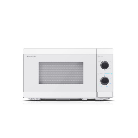 Sharp | Microwave Oven with Grill | YC-MG01E-C | Free standing | 800 W | Grill | White