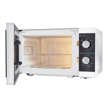 Sharp | Microwave Oven with Grill | YC-MG01E-W | Free standing | 800 W | Grill | White