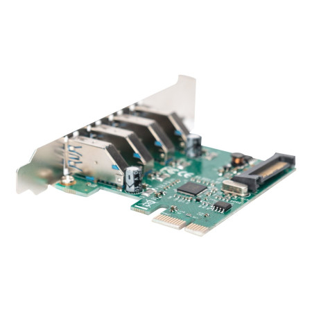 Digitus | USB 3.0, 4 Port, PCI Express Add-On card 4 Ports A/F External, VL805 chipset | DS-30221-1