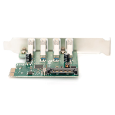 Digitus | USB 3.0, 4 Port, PCI Express Add-On card 4 Ports A/F External, VL805 chipset | DS-30221-1