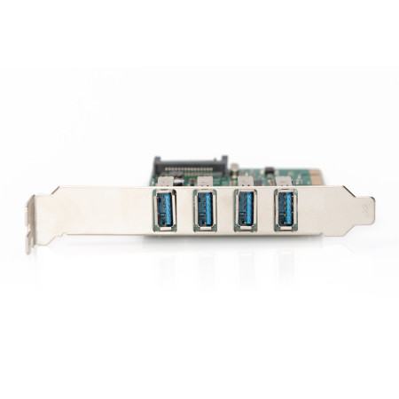 Digitus | USB 3.0, 4 Port, PCI Express Add-On card 4 Ports A/F External, VL805 chipset | DS-30221-1