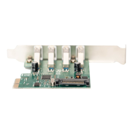 Digitus | USB 3.0, 4 Port, PCI Express Add-On card 4 Ports A/F External, VL805 chipset | DS-30221-1