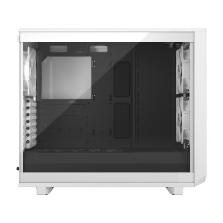 Fractal Design | Meshify 2 Lite TG Clear | Side window | White | E-ATX | Power supply included No | ATX