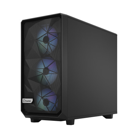 Fractal Design | Meshify 2 Lite RGB TG Light Tint | Side window | Black | E-ATX | Power supply included No | ATX