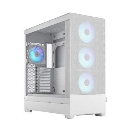 Fractal Design | Pop XL Air RGB | Side window | White TG Clear Tint | E-ATX up to 280 mm, ATX , mATX, Mini ITX | Power supply in