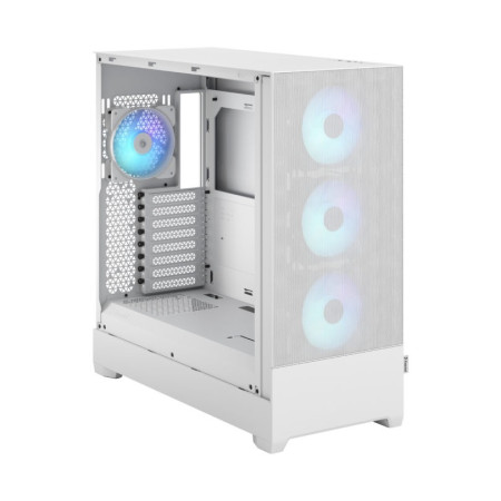 Fractal Design | Pop XL Air RGB | Side window | White TG Clear Tint | E-ATX up to 280 mm, ATX , mATX, Mini ITX | Power supply in