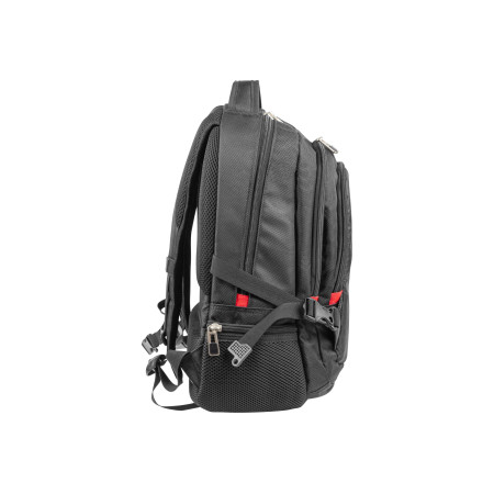 Natec | NTO-1703 | Laptop Backpack Merino | Backpack | Black | 15.6 " | Shoulder strap