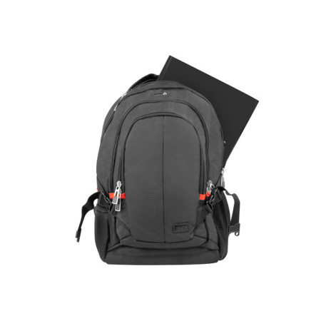 Natec | NTO-1703 | Laptop Backpack Merino | Backpack | Black | 15.6 " | Shoulder strap