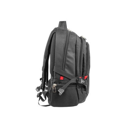 Natec | NTO-1703 | Laptop Backpack Merino | Backpack | Black | 15.6 " | Shoulder strap