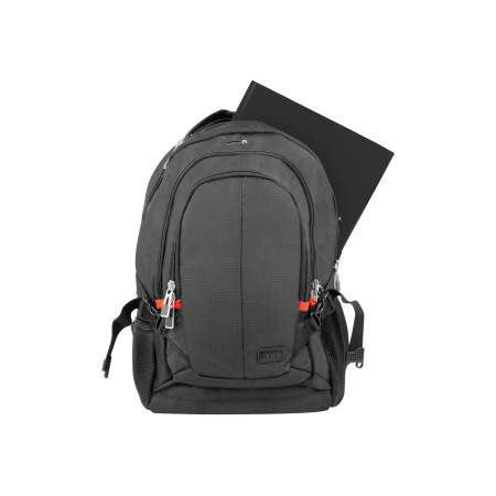 Natec | NTO-1703 | Laptop Backpack Merino | Backpack | Black | 15.6 " | Shoulder strap