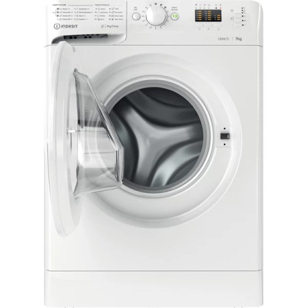 INDESIT | Washing machine | MTWA 71252 W EE | Energy efficiency class E | Front loading | Washing capacity 7 kg | 1200 RPM | Dep