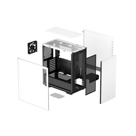 Deepcool | MID TOWER CASE | CH510 | Side window | White | Mid-Tower | Power supply included No | ATX PS2