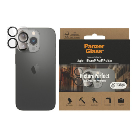 PanzerGlass | Camera Protector | Apple | iPhone 14 Pro/14 Pro Max | Black