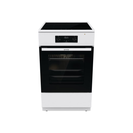 Gorenje | Cooker | GEIT5C60WPG | Hob type Induction | Oven type Electric | White | Width 50 cm | Grilling | Depth 59.4 cm | 70 L