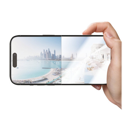 PanzerGlass | Screen protector | Apple | iPhone 14 Pro | Glass | Clear | Ultra-Wide Fit Easy installation Privacy Filter Fingerp