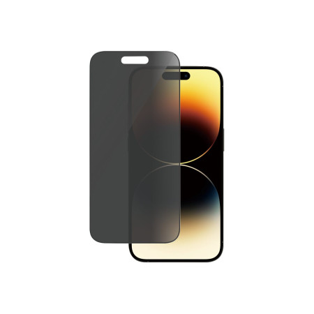 PanzerGlass | Screen protector | Apple | iPhone 14 Pro | Glass | Black | Ultra-Wide Fit Easy installation Privacy Filter Fingerp