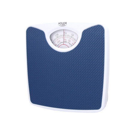 Adler | Mechanical bathroom scale | AD 8151b | Maximum weight (capacity) 130 kg | Accuracy 1000 g | Blue/White