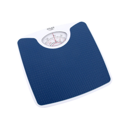 Adler | Mechanical bathroom scale | AD 8151b | Maximum weight (capacity) 130 kg | Accuracy 1000 g | Blue/White