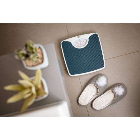 Adler | Mechanical bathroom scale | AD 8151b | Maximum weight (capacity) 130 kg | Accuracy 1000 g | Blue/White