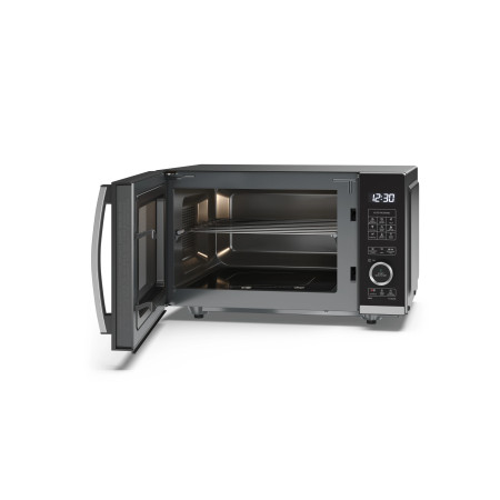 Sharp | Microwave Oven with Grill | YC-QG204AE-B | Free standing | 20 L | 800 W | Grill | Black