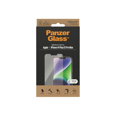 PanzerGlass | Screen protector | Apple | iPhone 14 Plus/13 Pro Max | Glass | Transparent | Classic Fit