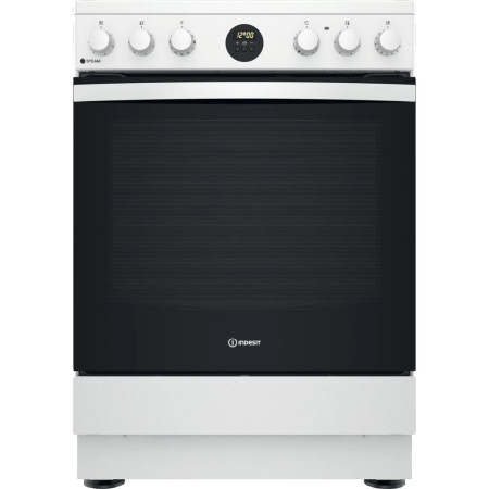 INDESIT | Cooker | IS67V8CHW/E | Hob type Vitroceramic | Oven type Electric | White | Width 60 cm | Grilling | Depth 60 cm | 69 