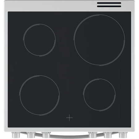 INDESIT | Cooker | IS67V8CHW/E | Hob type Vitroceramic | Oven type Electric | White | Width 60 cm | Grilling | Depth 60 cm | 69 