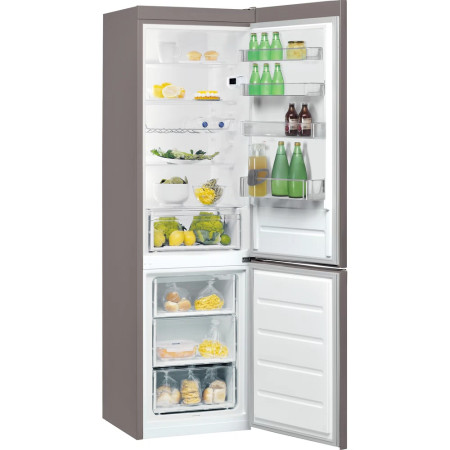 INDESIT | Refrigerator | LI9 S2E X | Energy efficiency class E | Free standing | Combi | Height 201.3 cm | Fridge net capacity 2