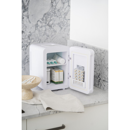 Adler | Mini refrigerator with mirror | AD 8085 | Free standing | Larder | Height 27 cm | Fridge net capacity 4 L | White