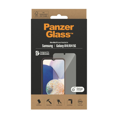 PanzerGlass | Ultra Wide fit | Screen Protector | Samsung | Galaxy A14/A14 5G | Transparent