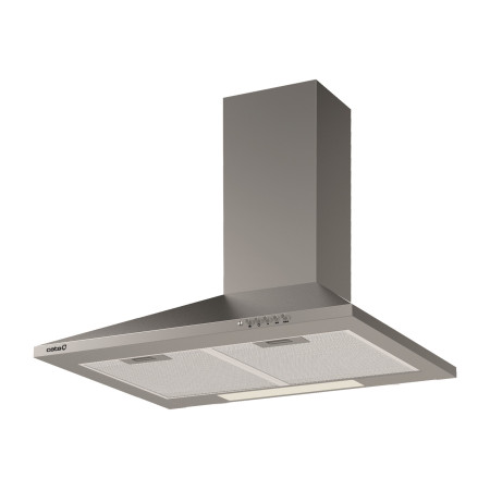 CATA | Hood | V-6000 X | Wall mounted | Energy efficiency class C | Width 60 cm | 480 m /h | Mechanical control | LED | Grey