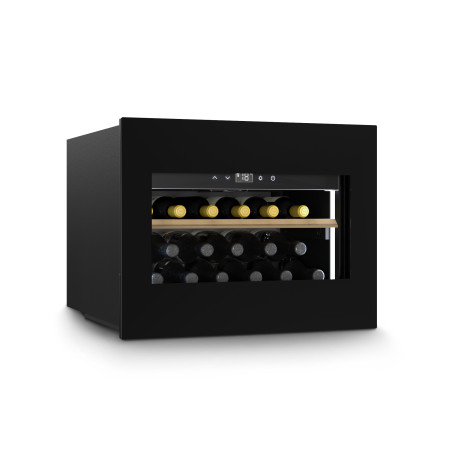 Caso | Wine Cooler | WineDeluxe WD 17 | Energy efficiency class G | Built-in | Bottles capacity 17 | Black