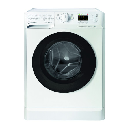 INDESIT | Washing machine | MTWSA 61294 WK EE | Energy efficiency class C | Front loading | Washing capacity 6 kg | 1151 RPM | D