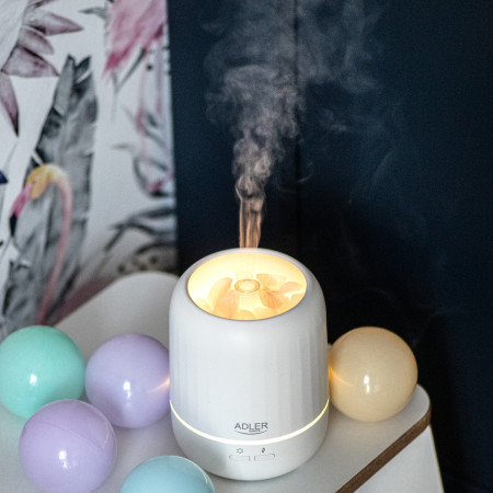 Adler | Ultrasonic aroma diffuser 3in1 | AD 7968 | Ultrasonic | Suitable for rooms up to 25 m | White