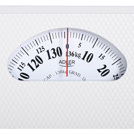 Adler | Mechanical Bathroom Scale | AD 8179w | Maximum weight (capacity) 136 kg | Accuracy 1000 g | White