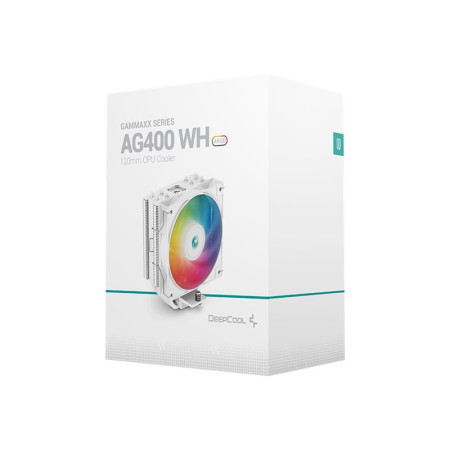 Deepcool | AG400 WH ARGB | White | Intel, AMD | CPU Air Cooler