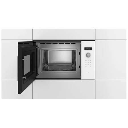 Bosch Microwave Oven | BFL554MW0 Series 6 | Built-in | 25 L | 900 W | White