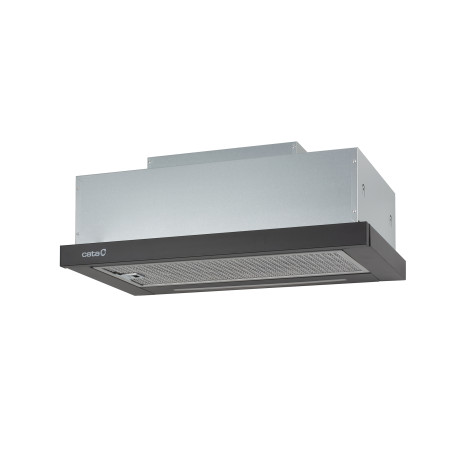 CATA | Hood | TFH 6630 BK /A | Telescopic | Energy efficiency class A+ | Width 60 cm | 605 m /h | Touch Control | LED | Black