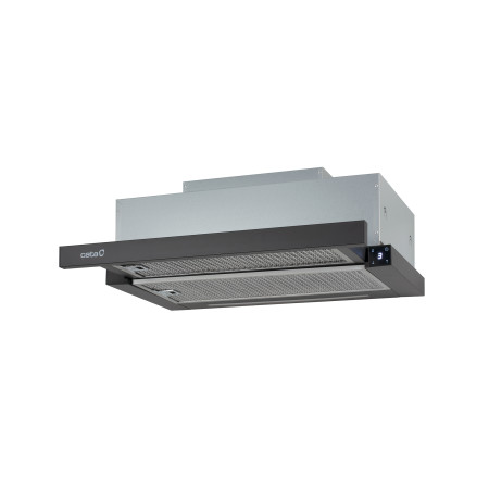 CATA | Hood | TFH 6630 BK /A | Telescopic | Energy efficiency class A+ | Width 60 cm | 605 m /h | Touch Control | LED | Black