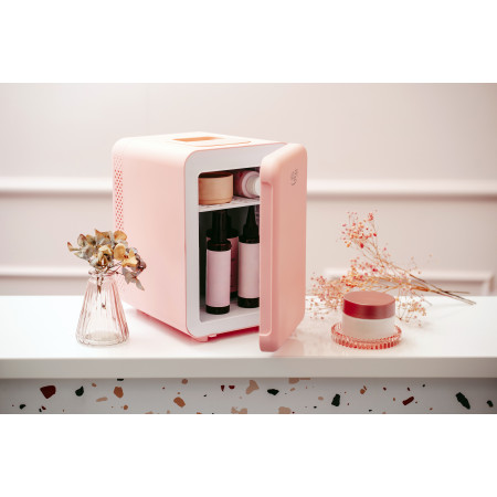 Adler | Mini Refrigerator | AD 8084 | Free standing | Larder | Height 27 cm | Fridge net capacity 4 L | Pink