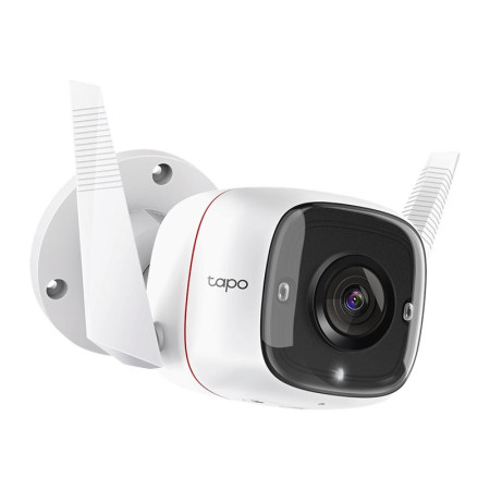 TP-LINK | Outdoor Security Wi-Fi Camera | TC65 | Bullet | 3 MP | 3.89 mm/F2.2 | H.264 | Micro SD, Max. 128GB