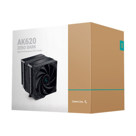 Deepcool | CPU Air Cooler | AK620 ZERO DARK ZORIA | Intel, AMD