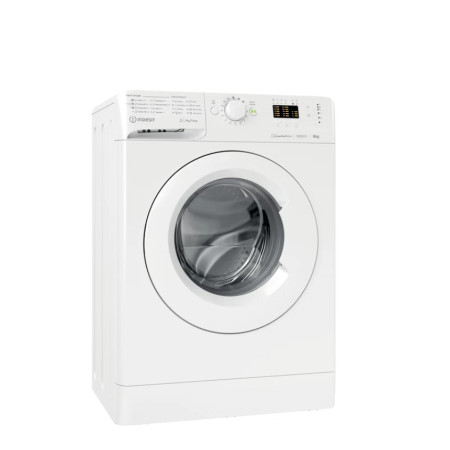 INDESIT | Washing Machine | MTWSA 61294 W EE | Energy efficiency class C | Front loading | Washing capacity 6 kg | 1200 RPM | De