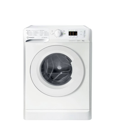 INDESIT | Washing Machine | MTWSA 61294 W EE | Energy efficiency class C | Front loading | Washing capacity 6 kg | 1200 RPM | De