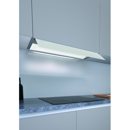 CATA | Hood | RENOVA PURE AIR MNV90 GWH | Canopy | Width 90 cm | Mechanical control | LED | Stainless steel